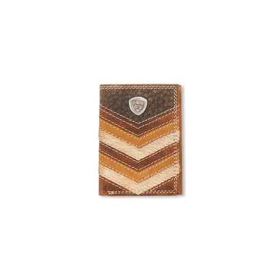 Cartera Ariat Estilo Chevron con Parches Multicolores