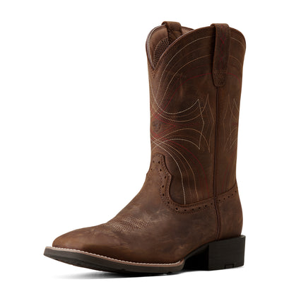Bota Vaquera Sport Distressed Brown