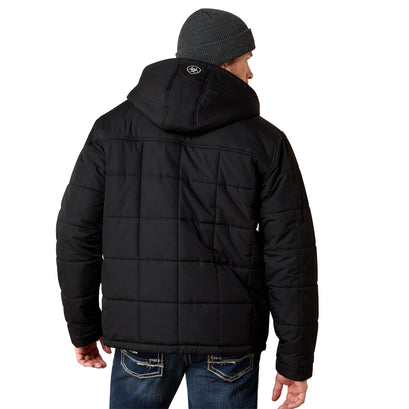 Chamarra Ariat Crius Insulated Negro Con Capucha