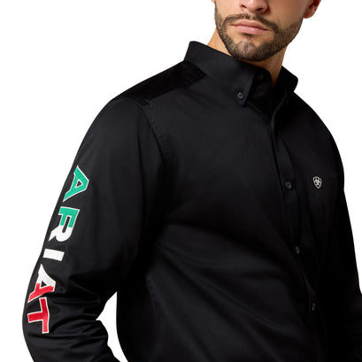 Camisa Ariat Team Logo México Negro