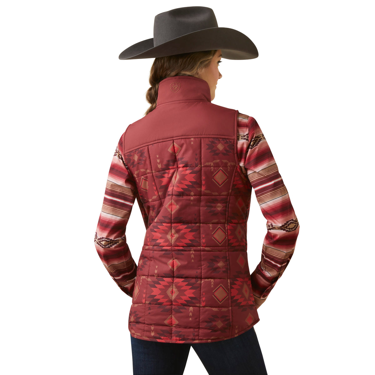Chaleco Mexico Para Mujer Tipo Ariat Negro