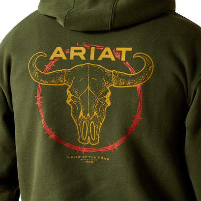 Sudadera Ariat Barbwire Skull