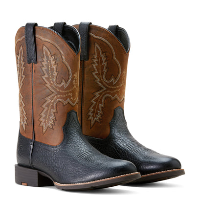 Bota Vaquera Ariat Sport Stratten Black Adobe