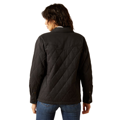 Chamarra Ariat Grizzly Quilted Barn Negro