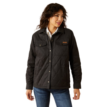 Chamarra Ariat Grizzly Quilted Barn Negro