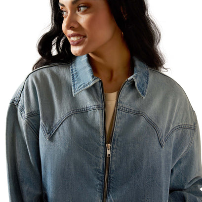Chamarra Ariat Denim Bomber Cheyenne
