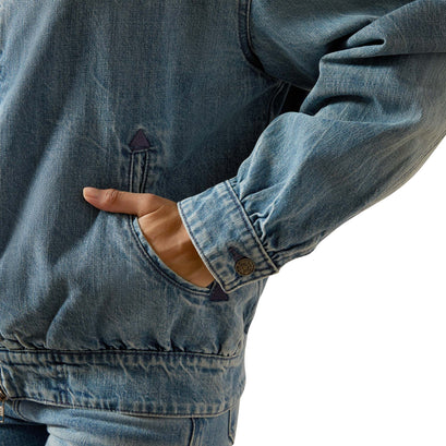 Chamarra Ariat Denim Bomber Cheyenne