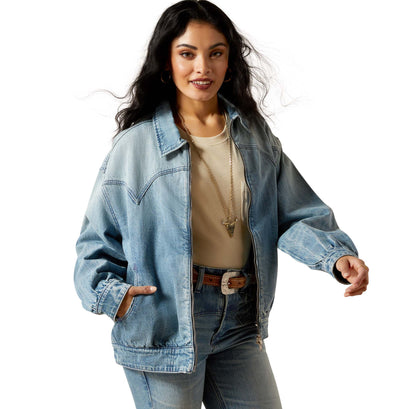 Chamarra Ariat Denim Bomber Cheyenne