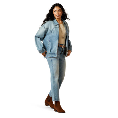 Chamarra Ariat Denim Bomber Cheyenne