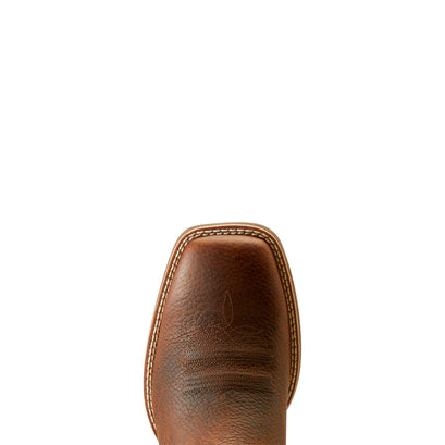 Bota Vaquera Cowpuncher Brown Oiled Rowdy VentTEK™