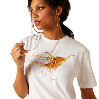 Playera Ariat Maternal Cow