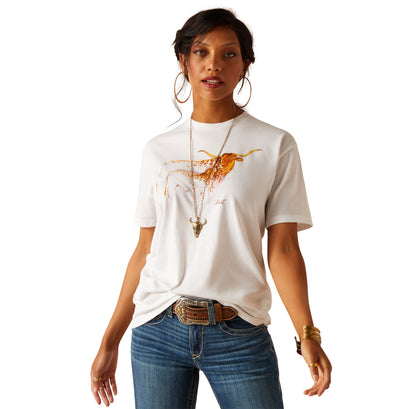 Playera Ariat Maternal Cow