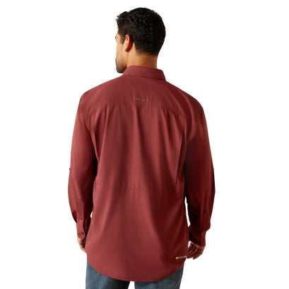 Camisa Ariat VentTEK Outbound Tinto Corte Clásico