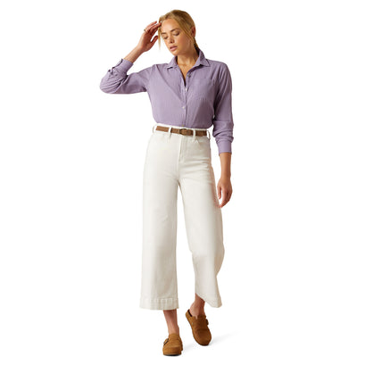 Camisa Ariat VentTEK Fresh Violeta