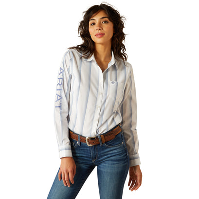 Camisa Ariat Kirby Stretch Faded Stripe