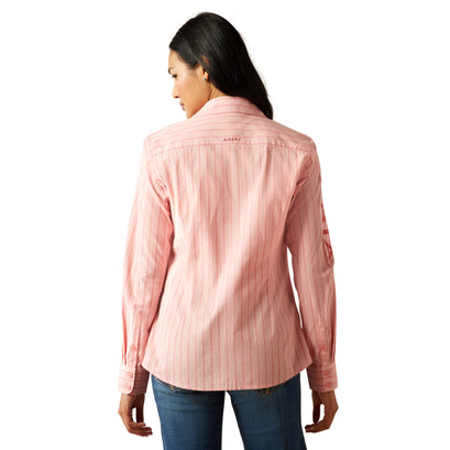 Camisa Ariat Team Kirby Stretch Mauve