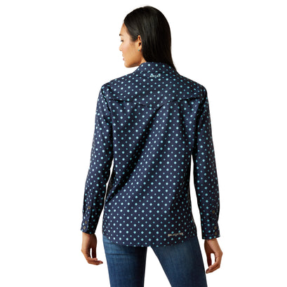 Camisa Ariat VentTEK Stretch Azul