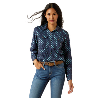 Camisa Ariat VentTEK Stretch Azul