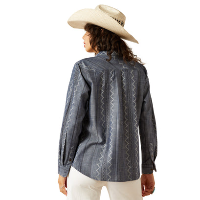 Camisa Ariat R.E.A.L. Billie Jean Gris