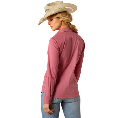 Camisa Ariat Kirby Stretch Rosa