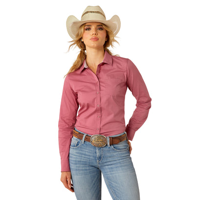 Camisa Ariat Kirby Stretch Rosa