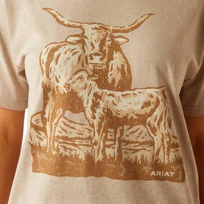 Playera Ariat Longhorn
