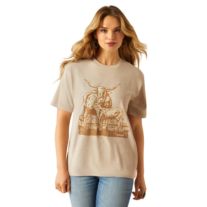 Playera Ariat Longhorn