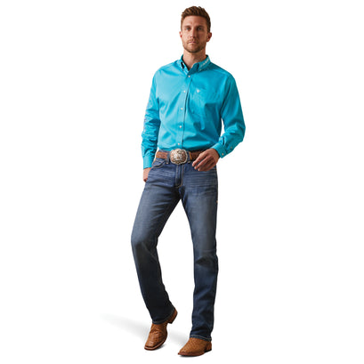 Camisa Team Logo Twill Blue Bird Corte Clásico