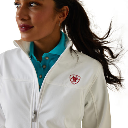 Chamarra Ariat New Team Softshell México Blanco