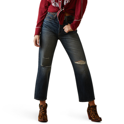 Jeans Ariat Tomboy Bora Bora Tiro Alto Corte Recto