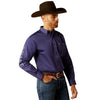 Camisa Ariat Team Logo Twill Zafiro Corte Clásico