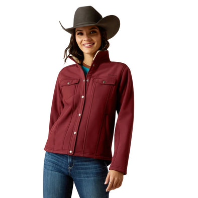 Chamarra Ariat Softshell Berber Back Tawny Port