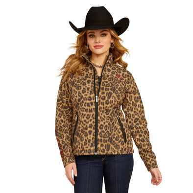 Chamarra New Team Softshell Estampado Leopardo