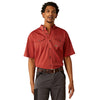 Camisa Ariat Work Rebar Made Tough VentTEK DuraStretch Fired Brick