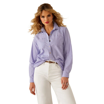 Camisa Ariat R.E.A.L. Billie Jean Lavanda