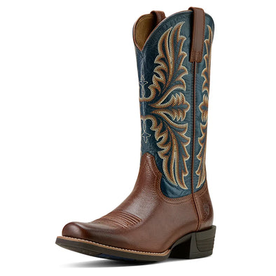 Bota Vaquera Ariat Hustler Pacific Blue