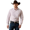 Camisa Ariat Brad Blanco Corte Fitted