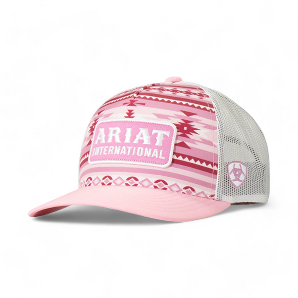 Gorra Ariat Dama Estampado Suroeste Rosa