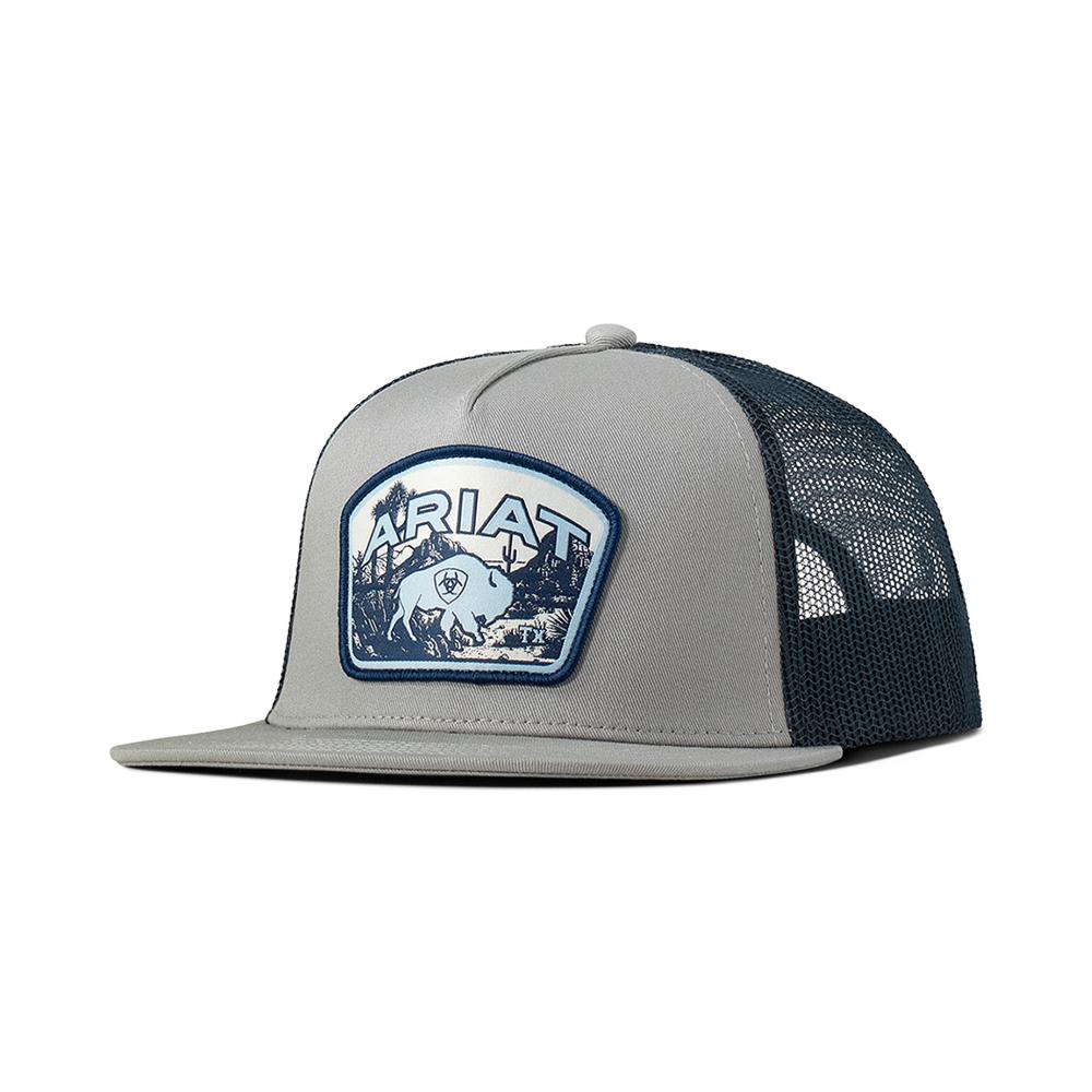 Gorra Ariat Buffalo Patch Gris