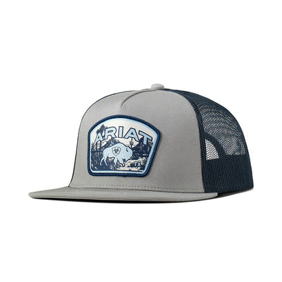 Gorra Ariat Buffalo Patch Gris