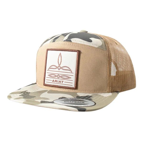 Gorra Ariat Camo Boot Stitch Khaki