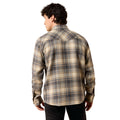 Camisa Ariat Fitted de Tejido Waffle Gris Ostrа a Cuadros