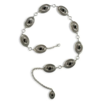 Cinturón Ariat Conchos Ovalados Negro