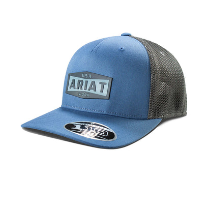 Gorra Ariat Silicone Patch Azul
