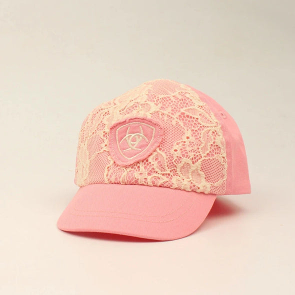 Gorra Ariat rosa para bebe