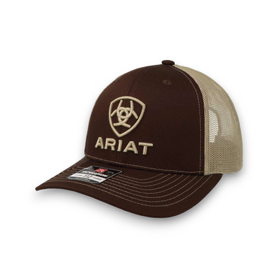 Gorra Ariat Logo En Color Marrón
