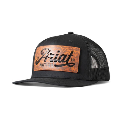 Gorra Ariat Negra Parche Cafe
