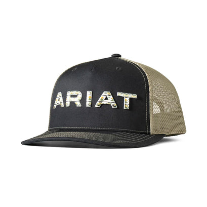 Gorra Ariat Negra Con Logo