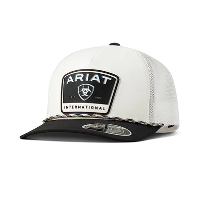 Gorra Ariat Blanca Logo De Goma
