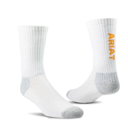 Calcetines Ariat Work Premium Ringspun Blanco